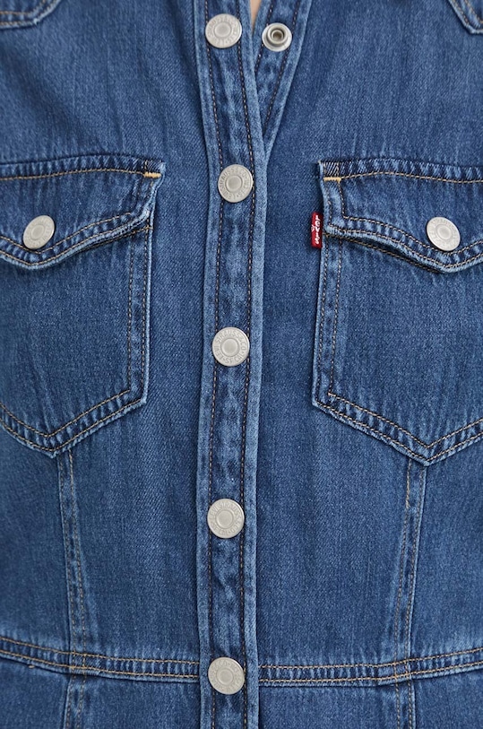 Levi's rochie din denim A7565 albastru