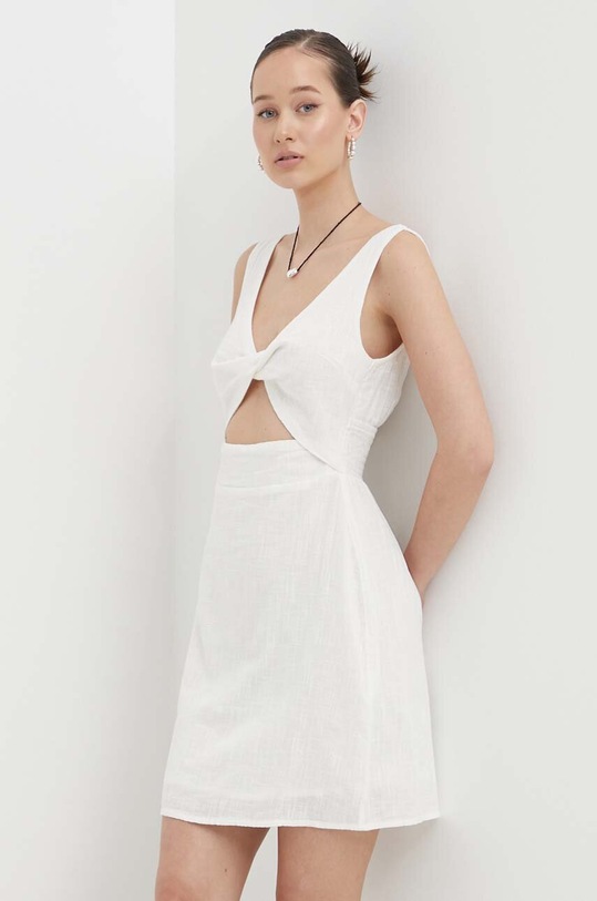 Бавовняна сукня Billabong casual бежевий EBJWD00138