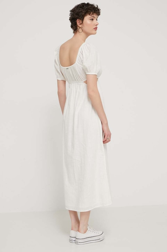 Oblečenie Bavlnené šaty Billabong ABJWD00678 béžová