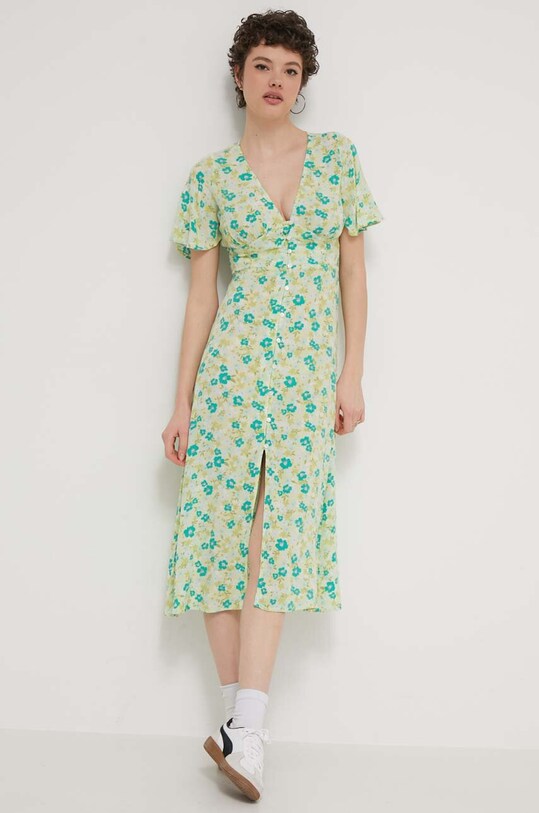 Billabong rochie Your Girl ABJWD00671 verde SS24