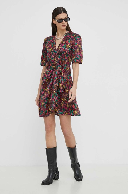 Îmbrăcăminte The Kooples rochie de matase FROB28063K multicolor