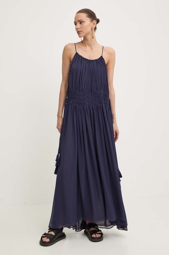 Twinset rochie maxi bleumarin 241LM2VAA