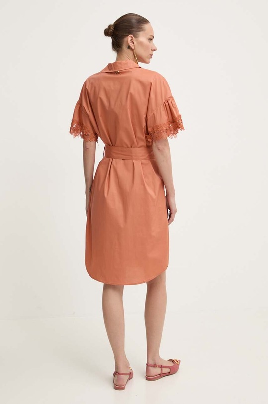 Ρούχα Φόρεμα Twinset 241TT2281 πορτοκαλί