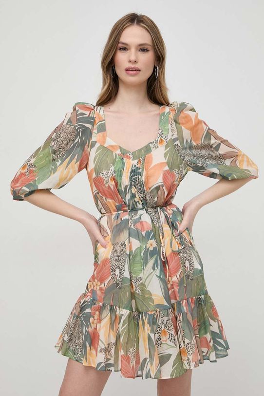 Twinset sukienka bawełniana 241TT2452 multicolor SS24