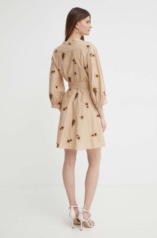Oblečení Bavlněné šaty Twinset 241TT2311 béžová
