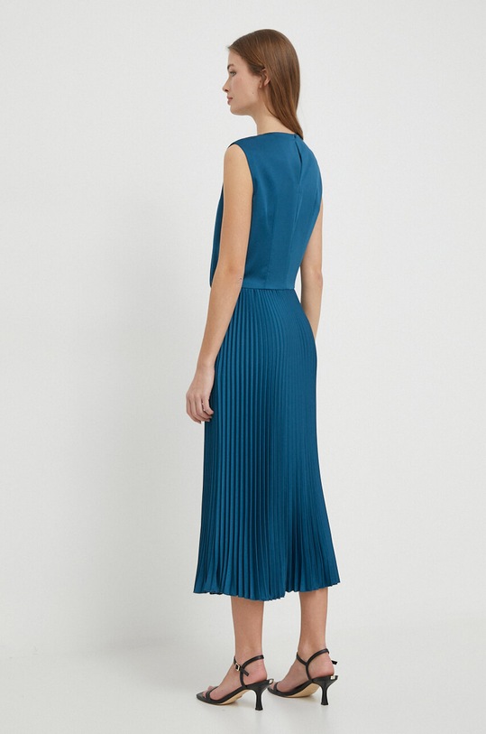 United Colors of Benetton sukienka 4WF3DV07Z niebieski SS24