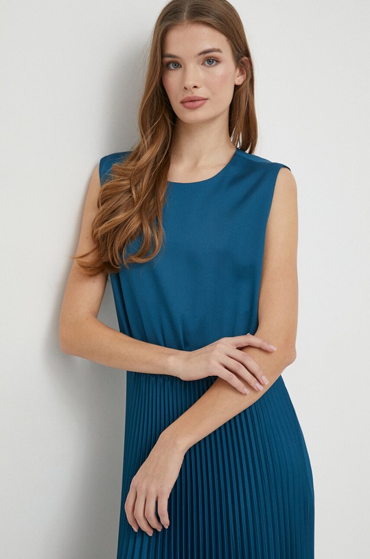 United Colors of Benetton sukienka niebieski 4WF3DV07Z