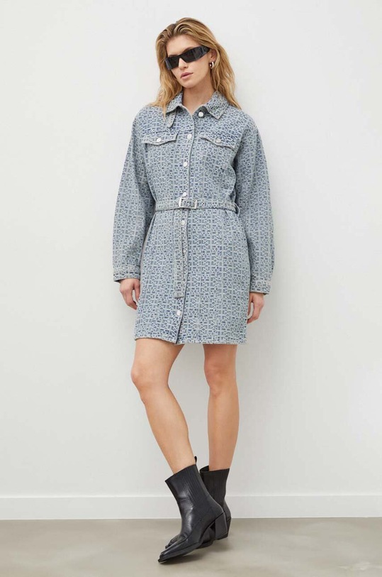 Gestuz rochie din denim 10908695 albastru SS24