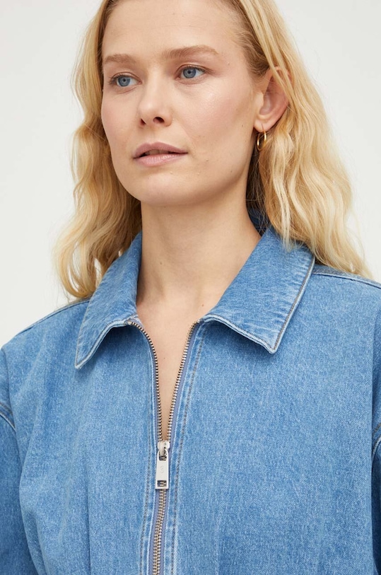 Gestuz rochie din denim albastru 10908708