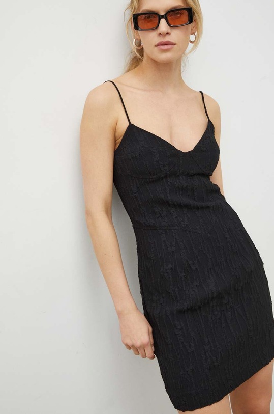 Φόρεμα 2NDDAY2ND Verona TT - Crinkle Jacquard μαύρο 2242127277