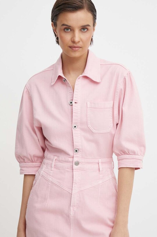 Šaty Pepe Jeans GRACIE růžová PL953518
