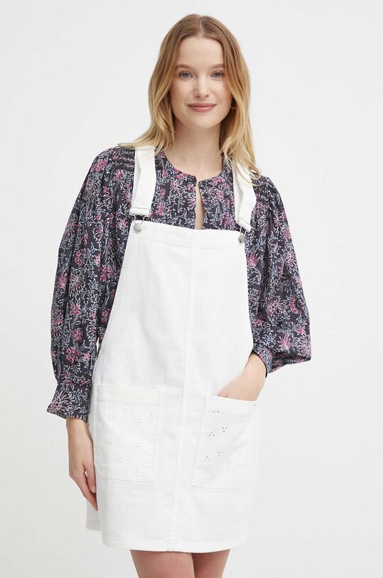 Traper haljina Pepe Jeans VESTA ANGLAISE PL953519 bijela SS24