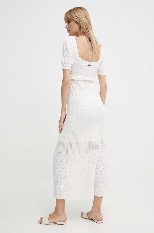 Ρούχα Φόρεμα από λινό μείγμα Pepe Jeans GOLDIE DRESS GOLDIE DRESS PL953525 λευκό