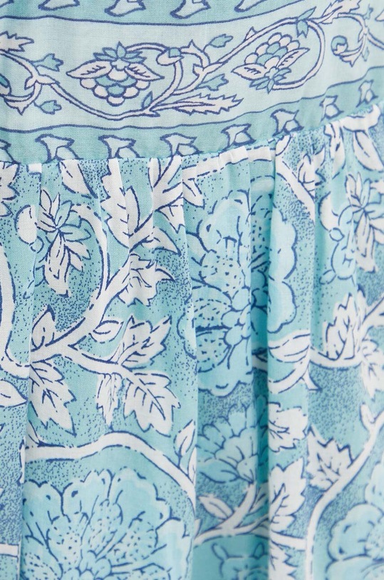 Bavlnené šaty Pepe Jeans MALLORY PRINT PL953533 modrá