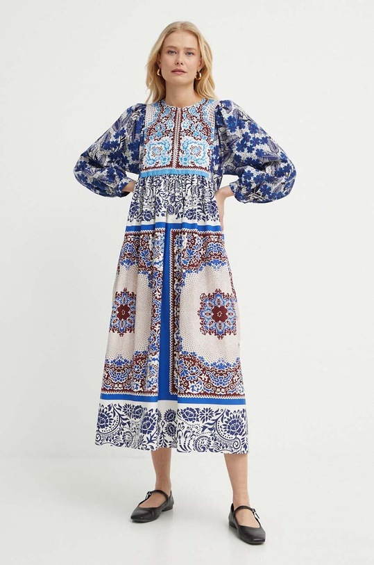 Pamučna haljina Weekend Max Mara casual šarena 2415221092600