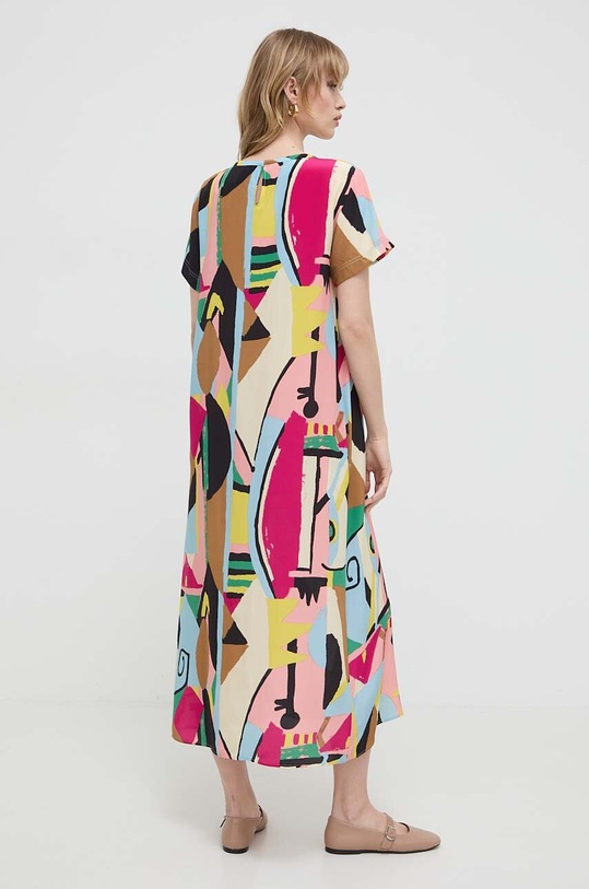 Odzież Weekend Max Mara sukienka jedwabna 2415221122600 multicolor