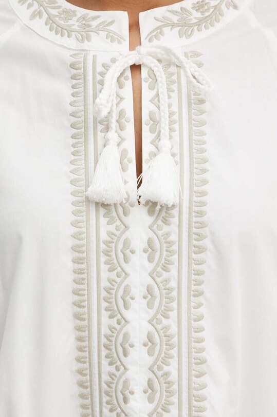 Weekend Max Mara sukienka bawełniana 2415221182600 biały