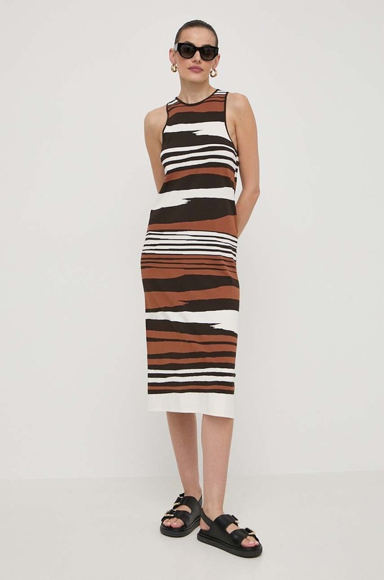 Weekend Max Mara rochie midi maro 2415321012600