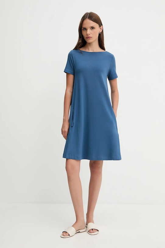 United Colors of Benetton rochie 3Z1RDV01E albastru SS25