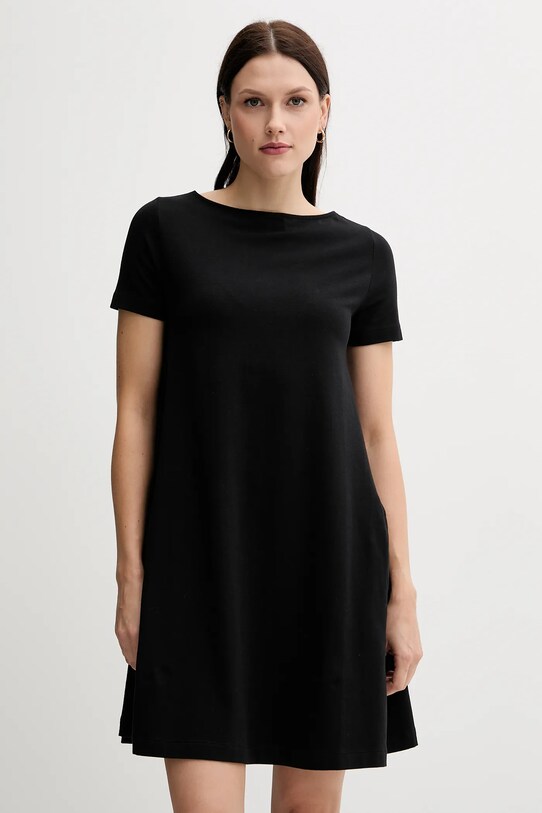 United Colors of Benetton rochie mini negru 3Z1RDV01E