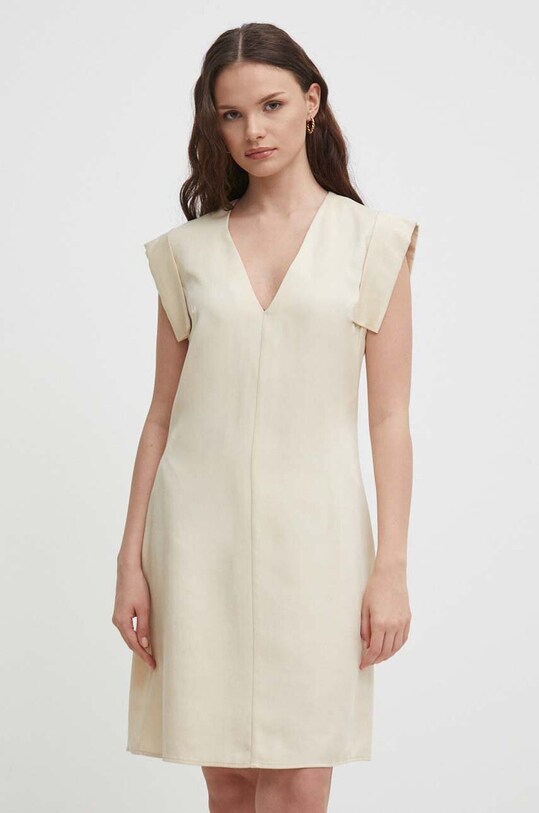 Сукня United Colors of Benetton mini бежевий 46M4DV08O