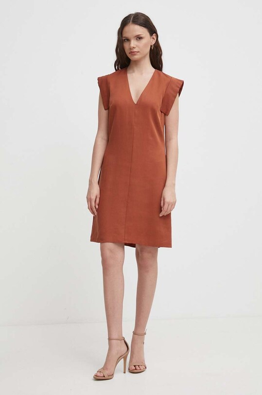 Сукня United Colors of Benetton 46M4DV08O коричневий SS24