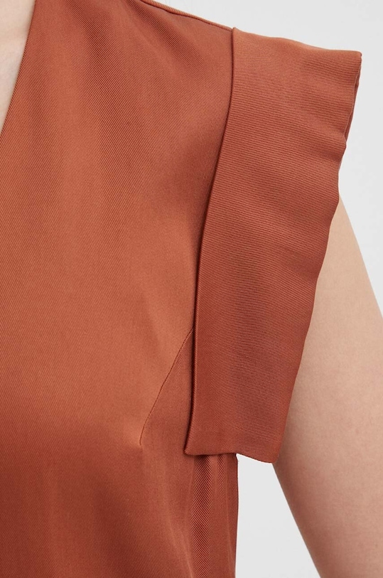 United Colors of Benetton rochie 46M4DV08O maro