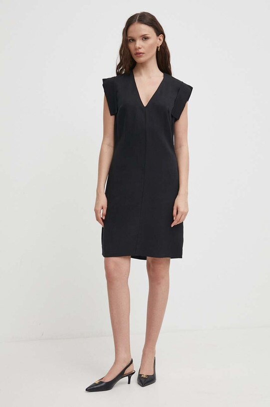 Сукня United Colors of Benetton 46M4DV08O чорний SS24