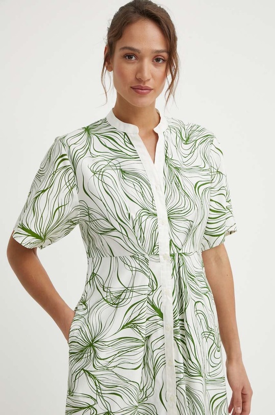 United Colors of Benetton sukienka 4LMADV08C zielony SS24