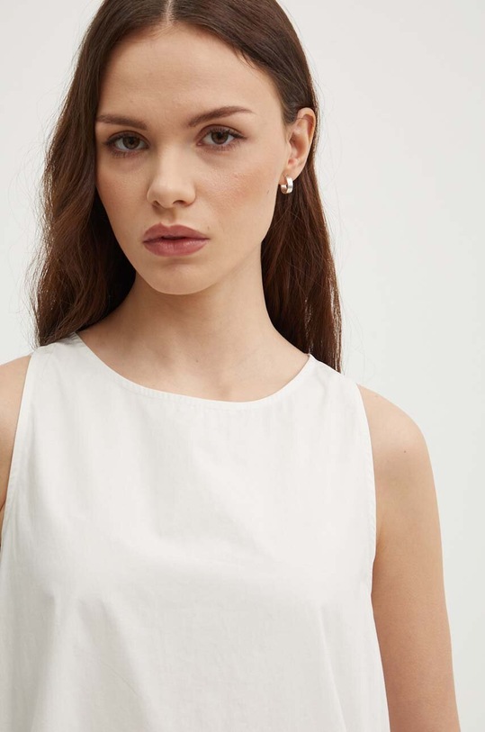 Βαμβακερό φόρεμα United Colors of Benetton 464KDV04X μπεζ