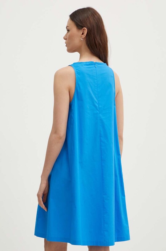 Дрехи Памучна рокля United Colors of Benetton 464KDV04X син