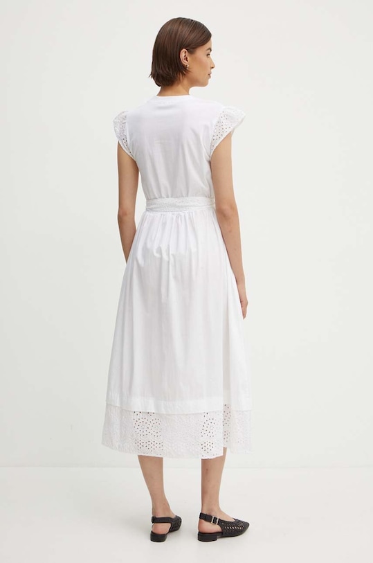Ρούχα Φόρεμα United Colors of Benetton 49HSDV095 λευκό