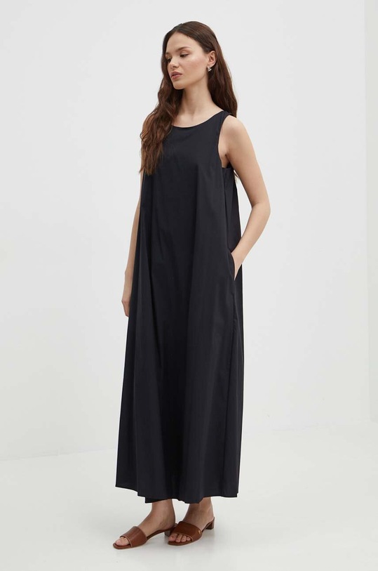 Odzież United Colors of Benetton sukienka 44KXDV08N czarny