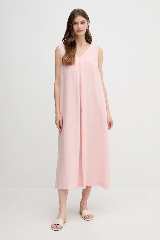 United Colors of Benetton rochie din in roz 4AGHDV07C