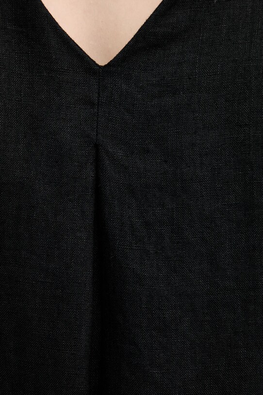 Lanena haljina United Colors of Benetton 4AGHDV07C