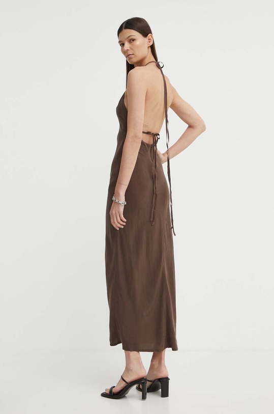 Φόρεμα Alohas R100524 καφέ SS24