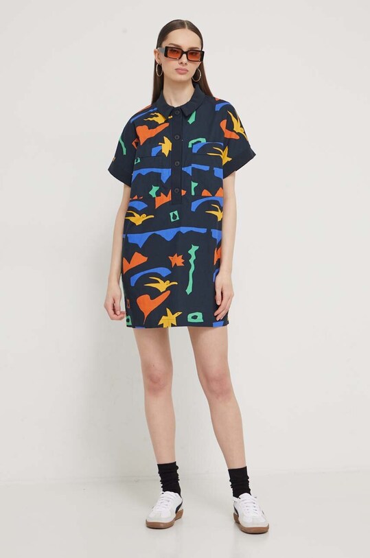 Памучна рокля Volcom x ARTHUR LONGO B1312415 черен SS24