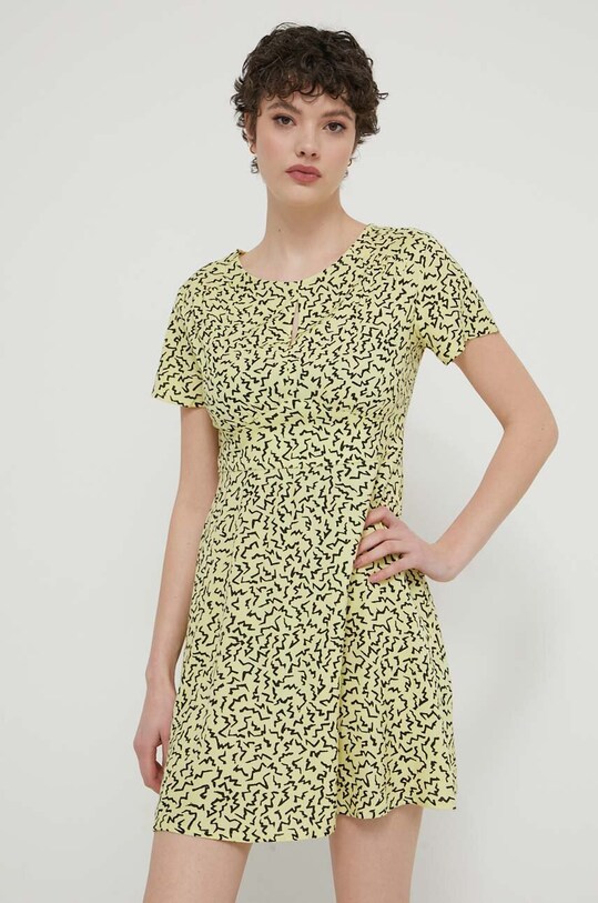Volcom rochie B1312418 galben SS24