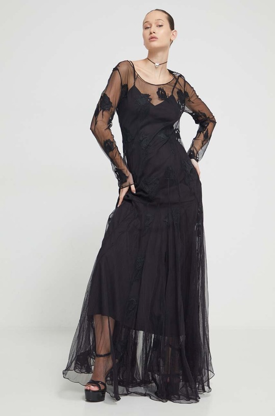 Blugirl Blumarine ruha fekete RA4068.J6393