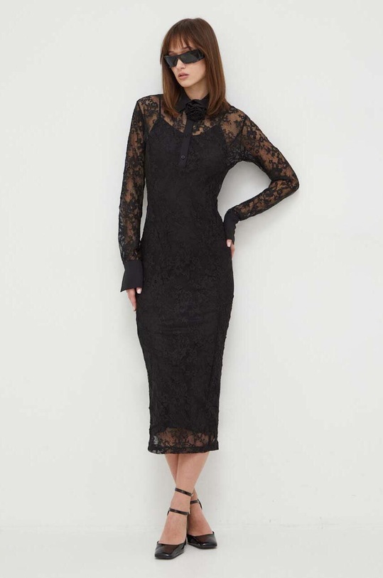 Blugirl Blumarine sukienka RA4078.J4653 czarny SS24