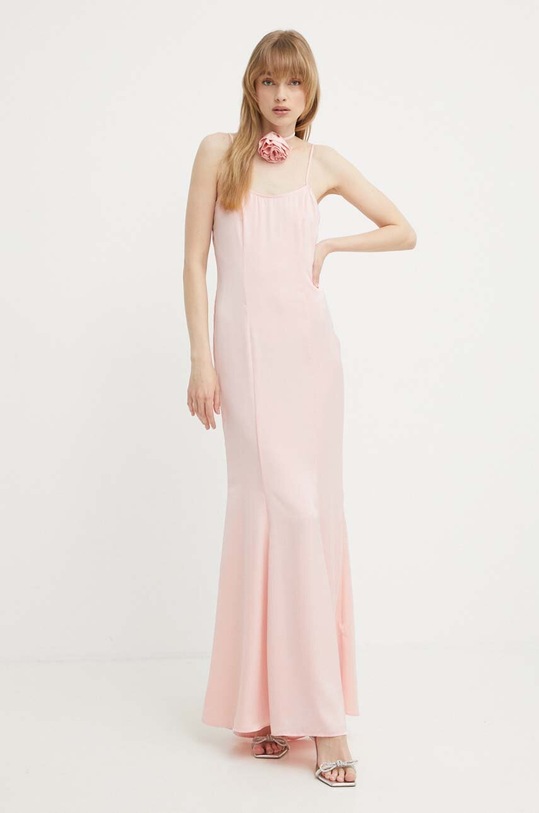 Blugirl Blumarine sukienka RA4122.T1942 pomarańczowy SS24