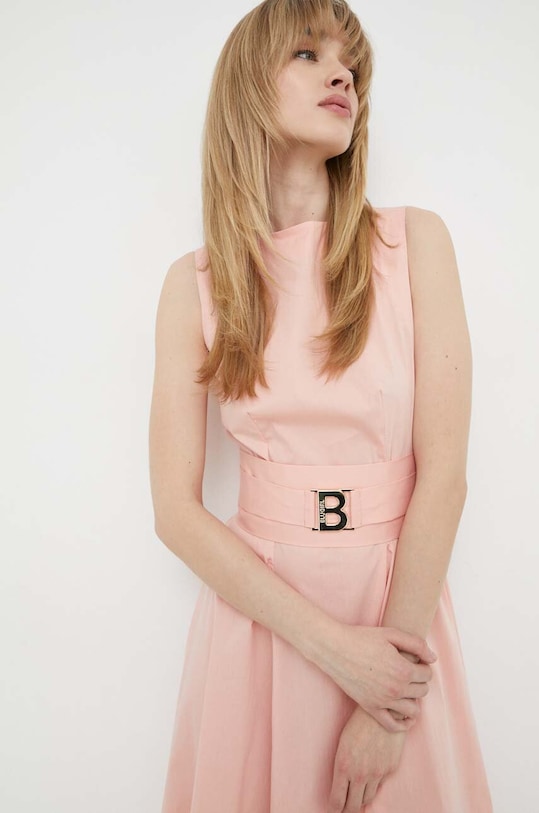 Blugirl Blumarine sukienka RA4143.T2392 pomarańczowy