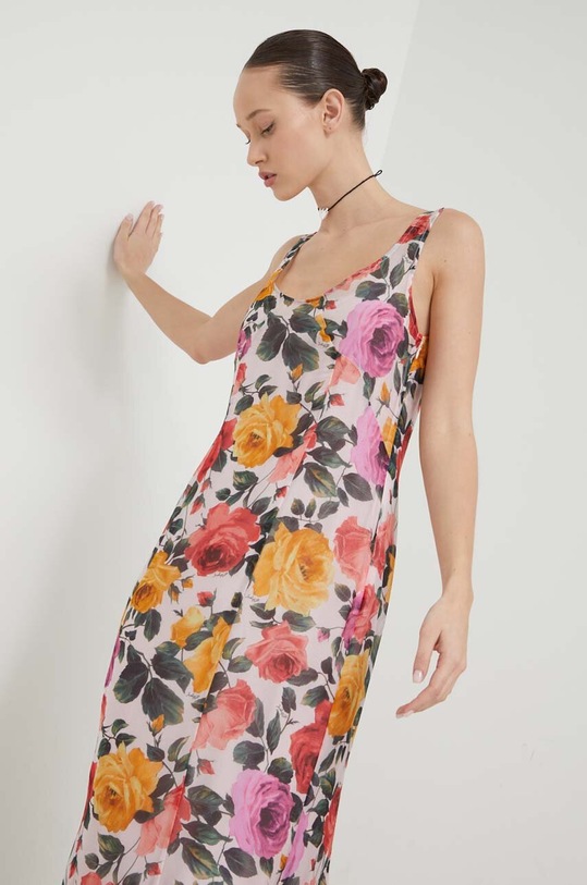 Blugirl Blumarine sukienka jedwabna RA4189.T3079 multicolor