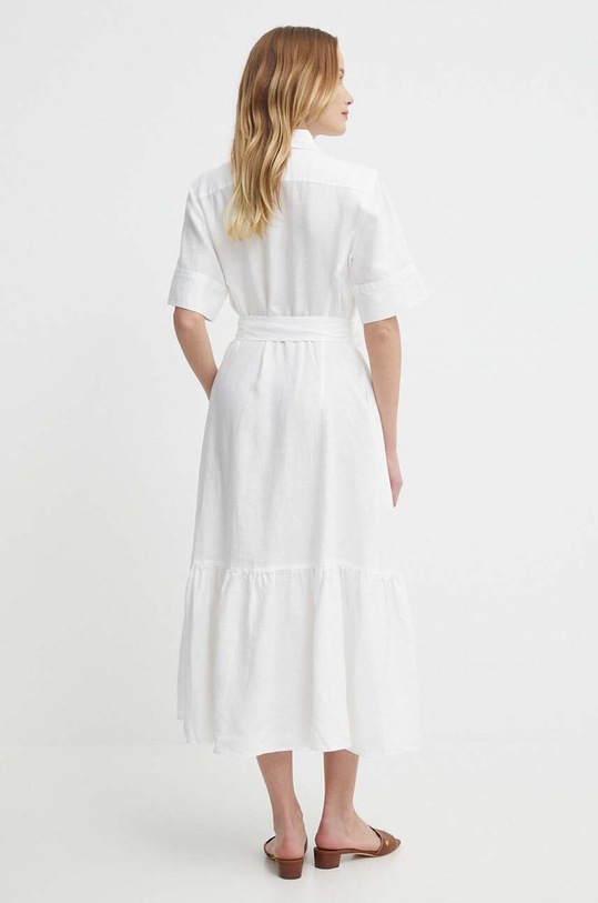 Oblečenie Ľanové šaty Polo Ralph Lauren 211935828 biela