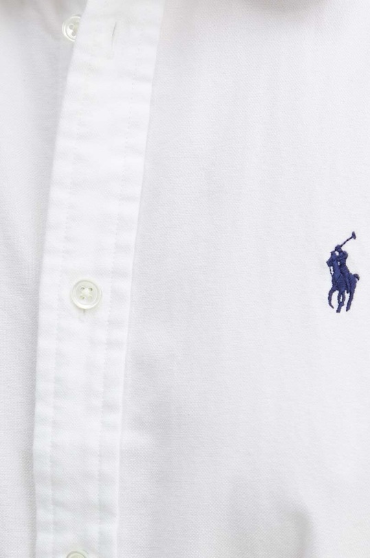 Хлопковое платье Polo Ralph Lauren 211943505 белый