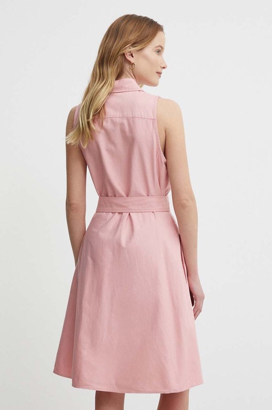 Ρούχα Βαμβακερό φόρεμα Polo Ralph Lauren 211943505 ροζ