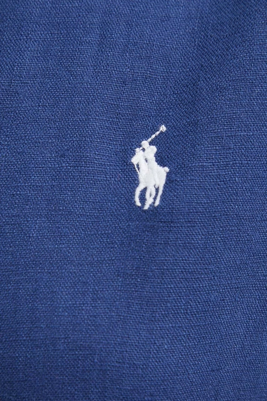 Polo Ralph Lauren sukienka lniana 211943992 granatowy