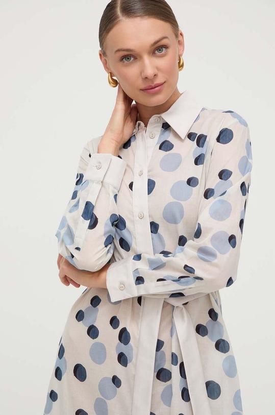 Max Mara Leisure pamut ruha szürke 2416221018600