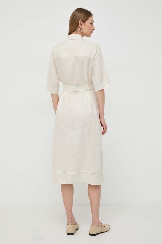 Îmbrăcăminte Max Mara Leisure rochie din in 2416221028600 bej