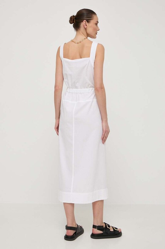 Îmbrăcăminte Max Mara Leisure rochie din bumbac 2416221068600 alb